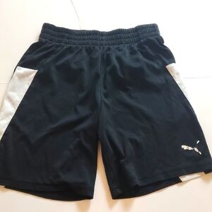 Puma Black and White Athletic Shorts
